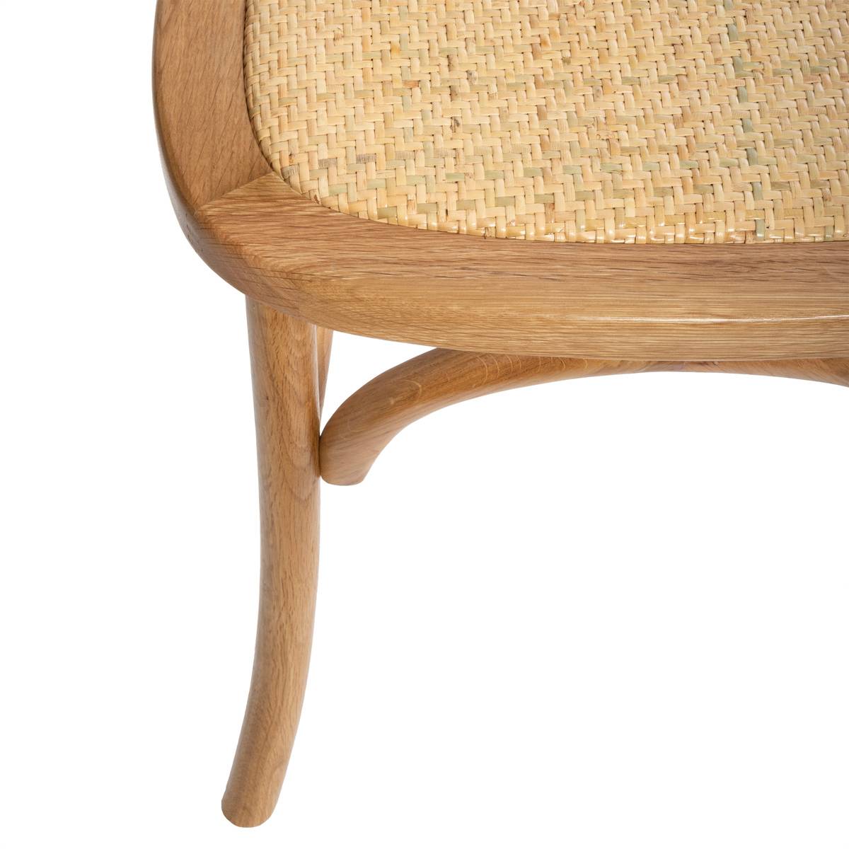 Chaise cannage rotin et bois de hêtre ISAK bois, ATMOSPHERA