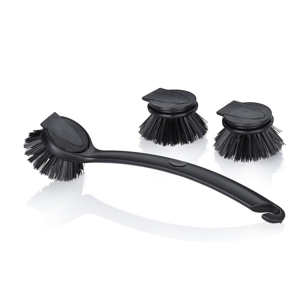 Set de 3 brosses à vaisselle Pit noir, KELA
