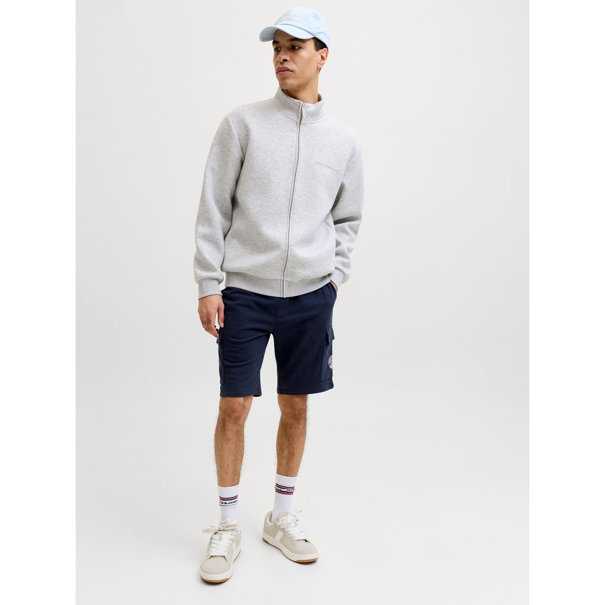 Short En Molleton navy blazer 1, JACK & JONES
