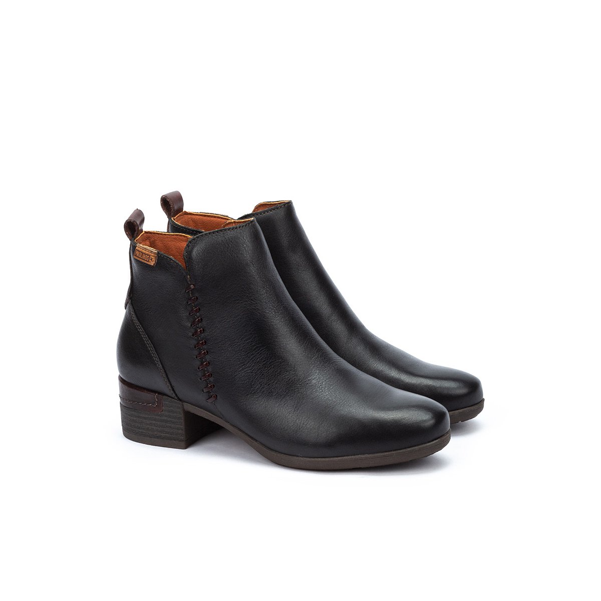 Bottines cuir Malaga black, PIKOLINOS