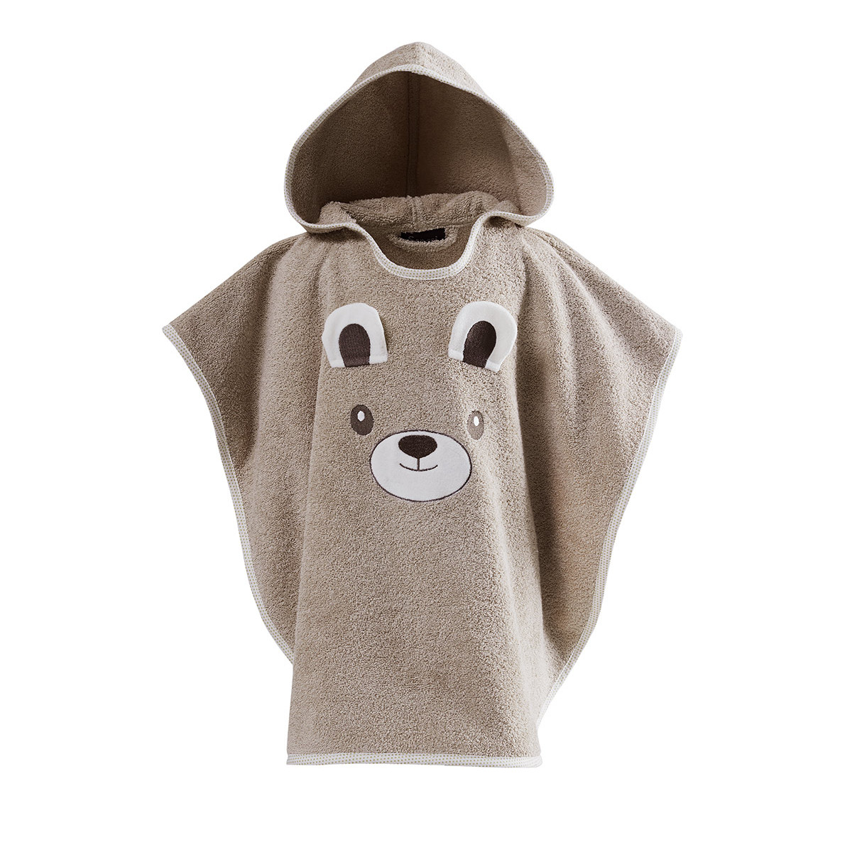 Poncho de bain enfant 4/8 ans BOBBY L'OURS sable, SENSEI MAISON