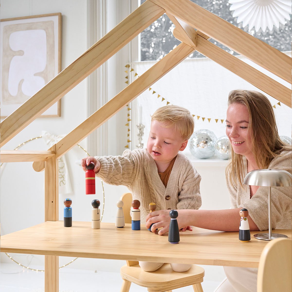 Bureau enfant cabane MAISON naturel, PETITE AMELIE