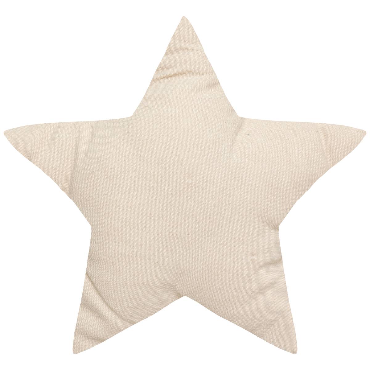 Coussin enfant forme étoile BERLINGOT beige, ATMOSPHERA FOR KIDS