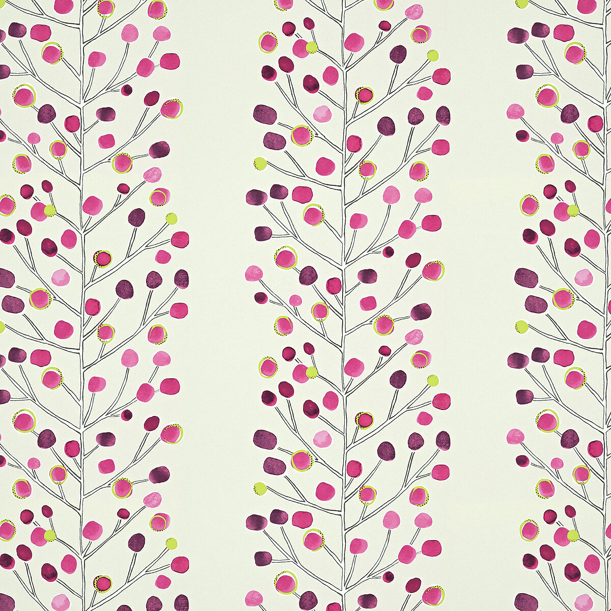 Berry Tree Wallpaper mink, SCION