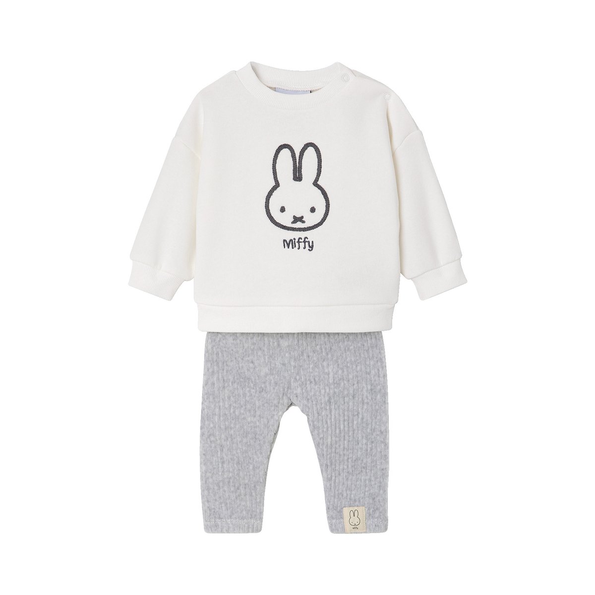 Ensemble Miffy gris chiné, VERTBAUDET