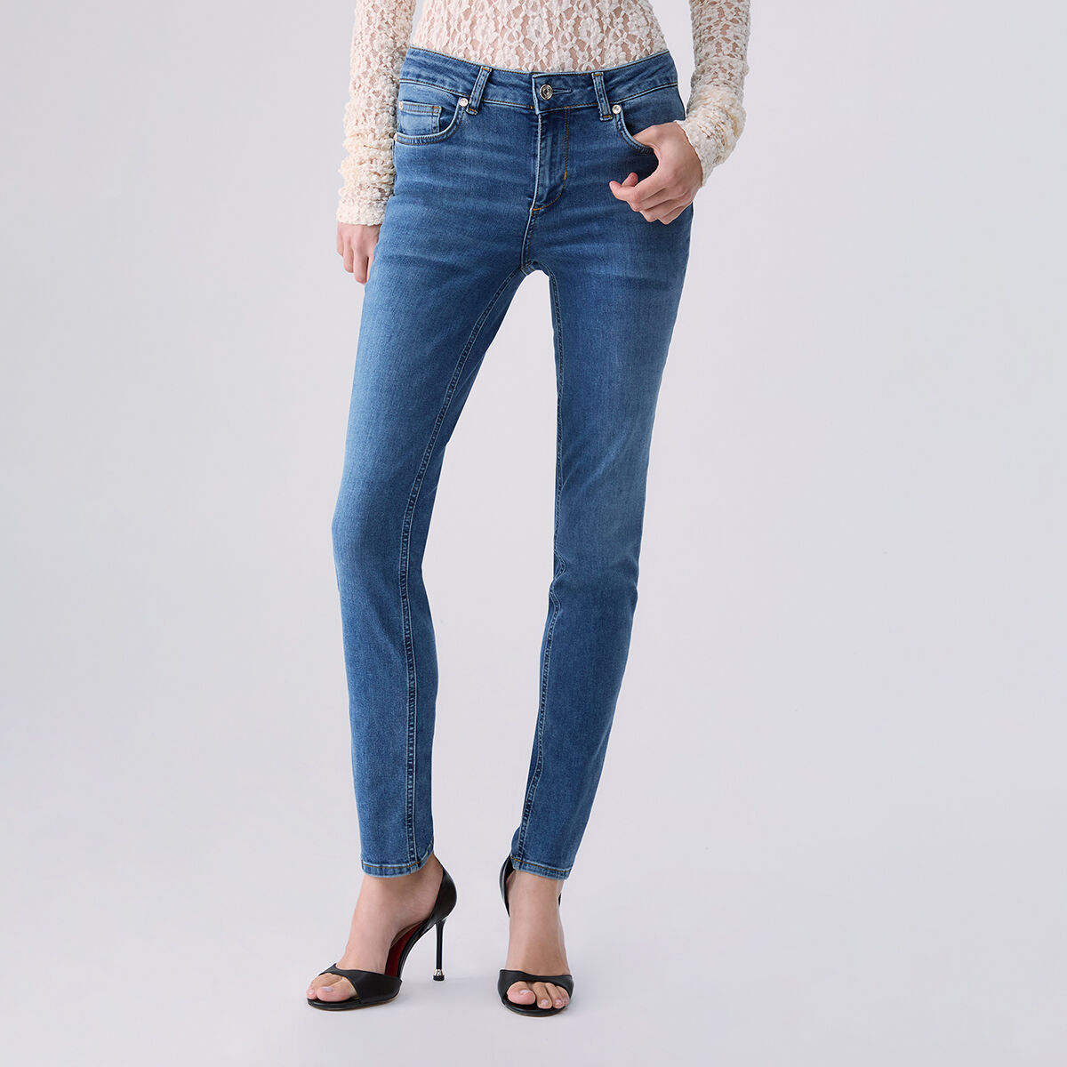 Jean skinny Amazing Fit denim bleu, LIU JO
