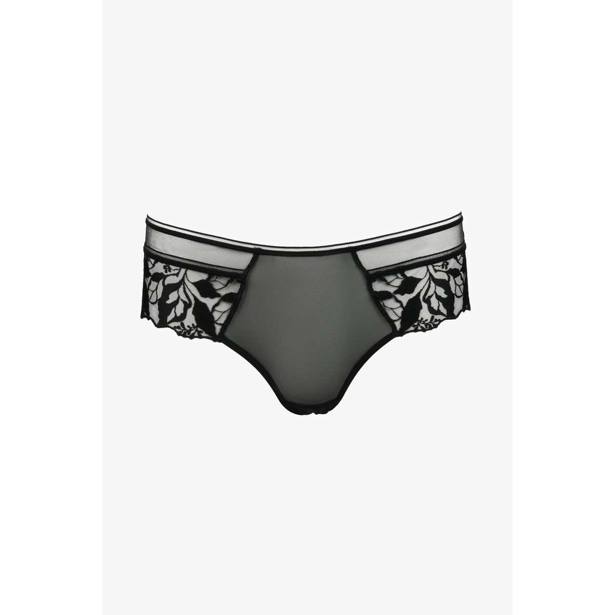 Shorty en broderie SIN noir, MAISON LEJABY