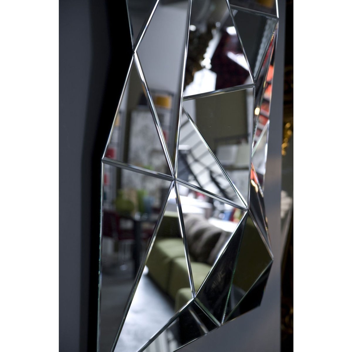 Miroir en éclaté 140x105cm, PRISMA argent, KARE DESIGN