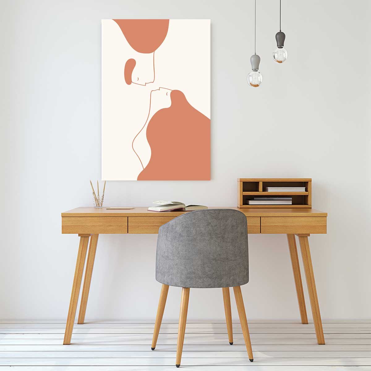 Tableau un baiser volé tableau alu dibond, HEXOA