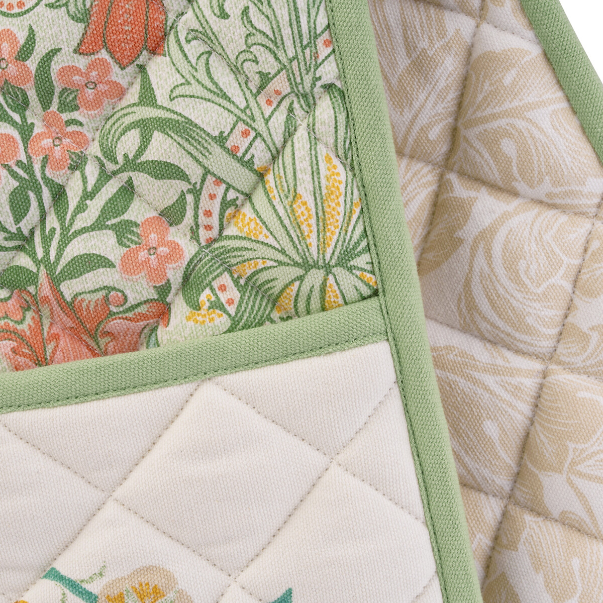 Kitchen Garden Double Oven Glove green, WILLIAM MORRIS AT HOME