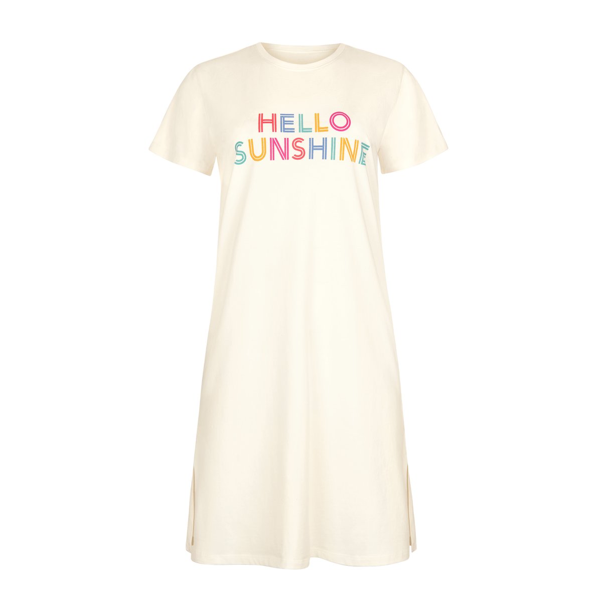 Chemise de nuit manches courtes SUMMER ivoire, LISCA