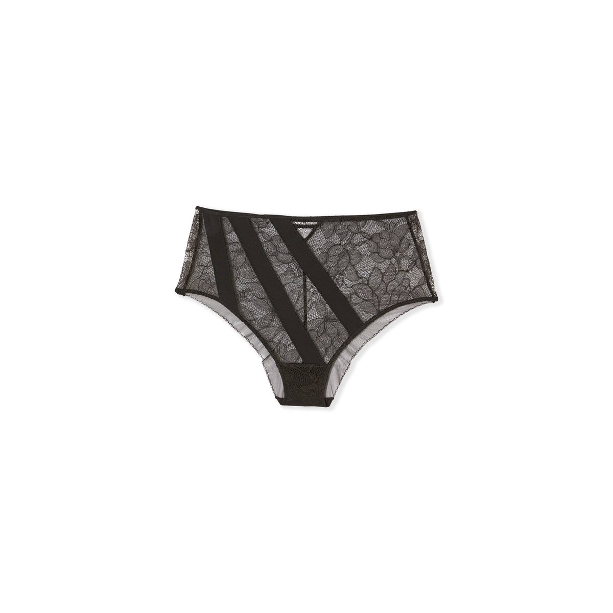 Culotte midi en dentelle LUXURIANTE noir, ETAM