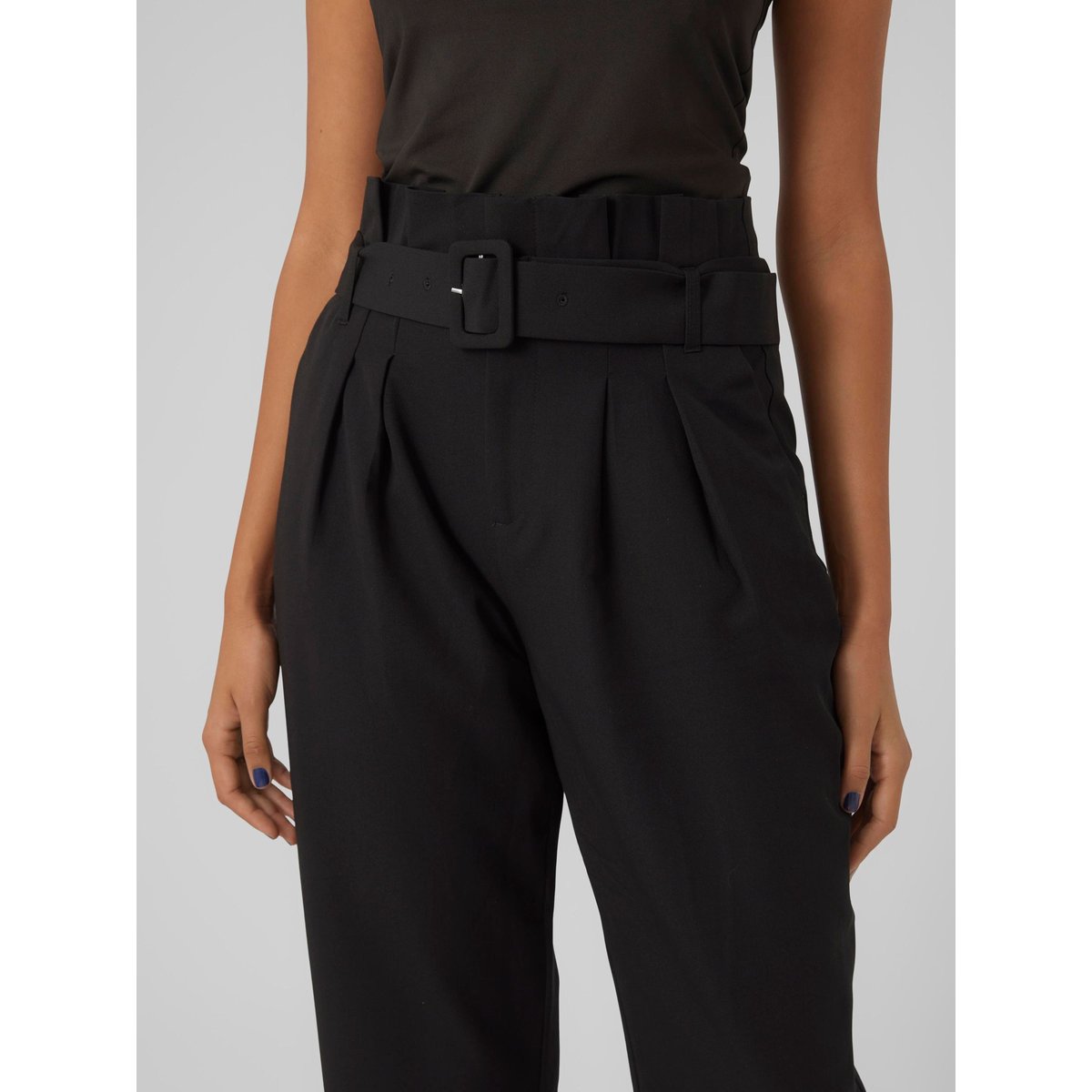 Pantalon Paperbag noire - black, VERO MODA