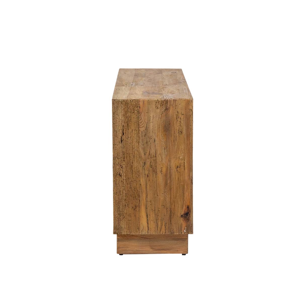 Buffet en bois recyclé BLAISE bois foncé, MADE IN MEUBLES 