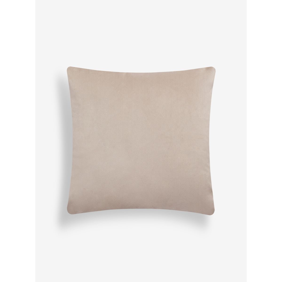 Coussin rétro gravé en velours coupé naturel, NEXT