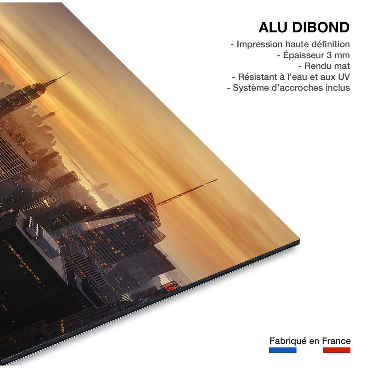 Tableau manhattan's light tableau alu dibond, HEXOA