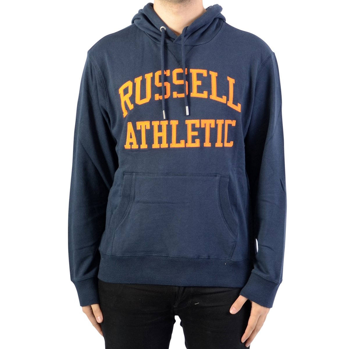Sweat à Capuche Iconic Tackle Twill Hoody navy, RUSSEL ATHLETIC