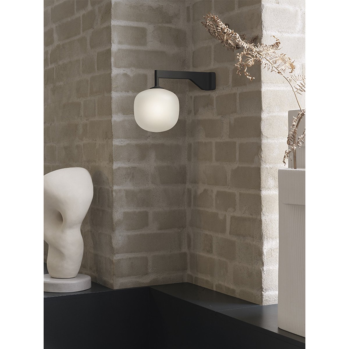 Applique Murale Métal RIME blanc, MUUTO