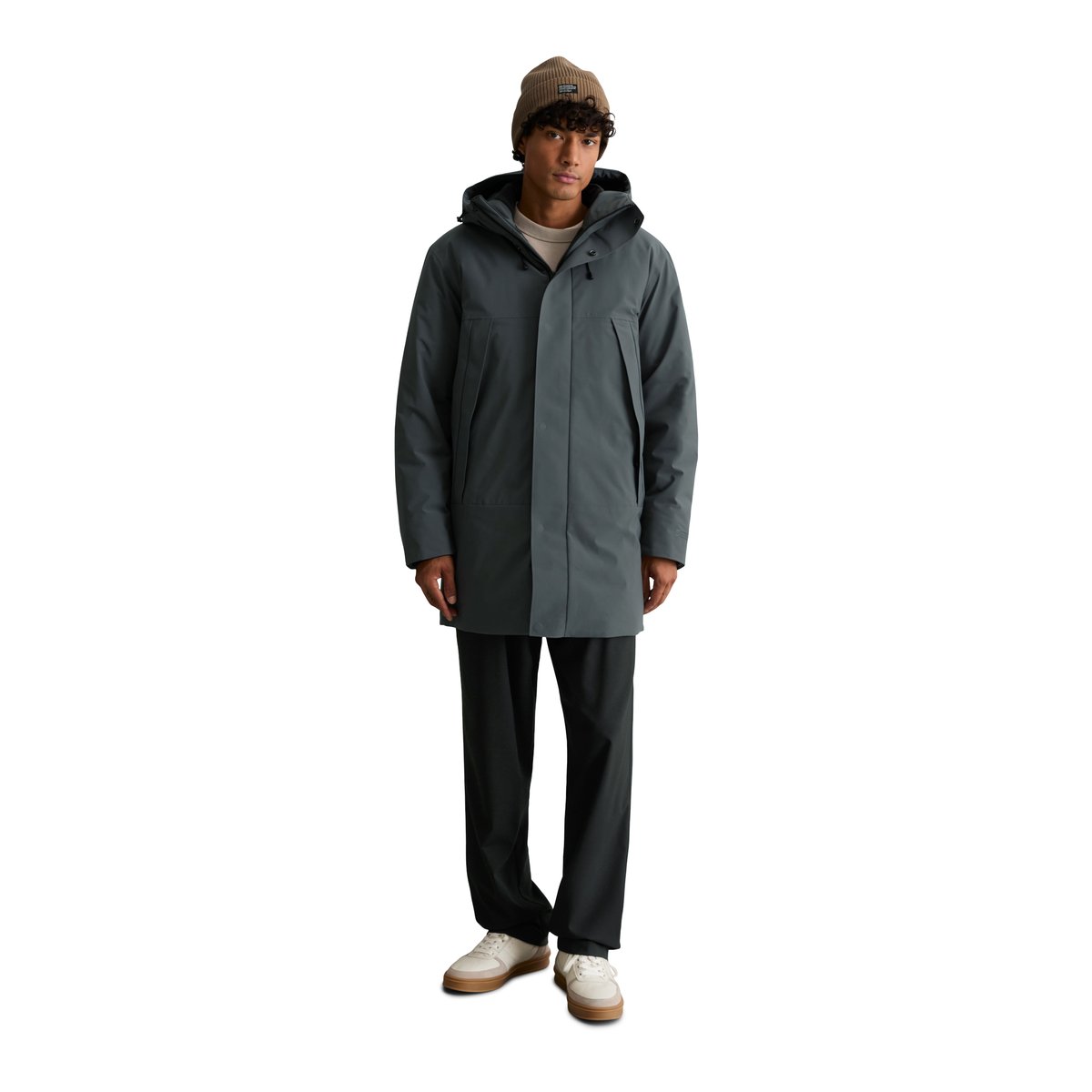 Parka technique coupe régulière légèrement rembourré gris, MARC O’POLO DENIM