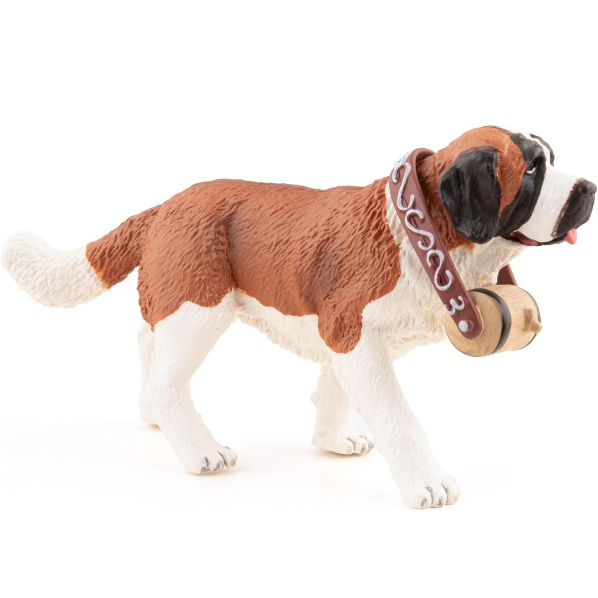 Figurine Saint-Bernard marron, PAPO