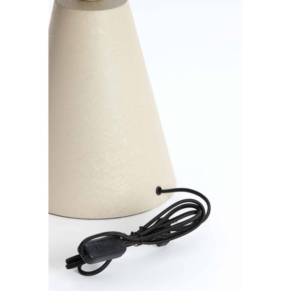 Lampe À Poser Métal SURRINA gris clair, LIGHT & LIVING 