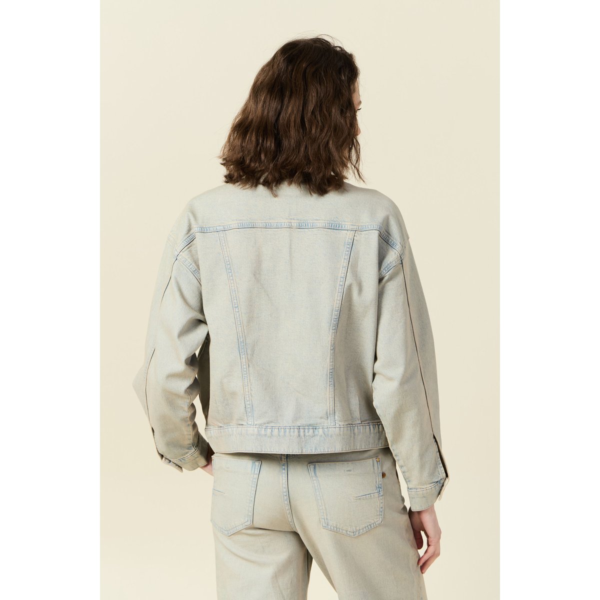 Veste oversize en jean bleu ciel, BONOBO