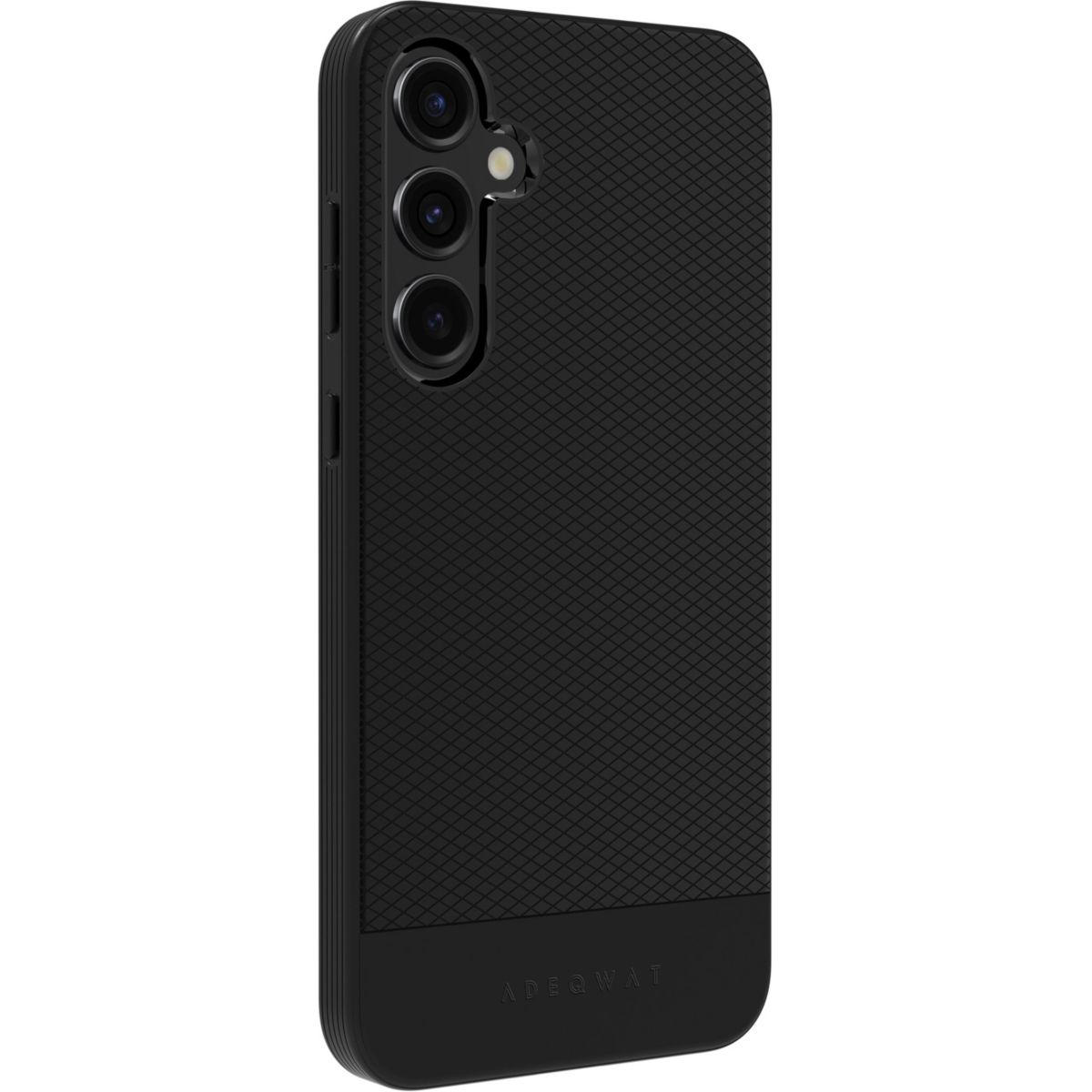 Coque Samsung A35 - Noir couleur unique, ADEQWAT