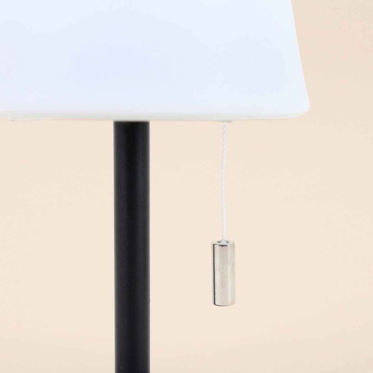 Lampe rechargeable USB IP44 métal 20cm blanc, ORNAMI