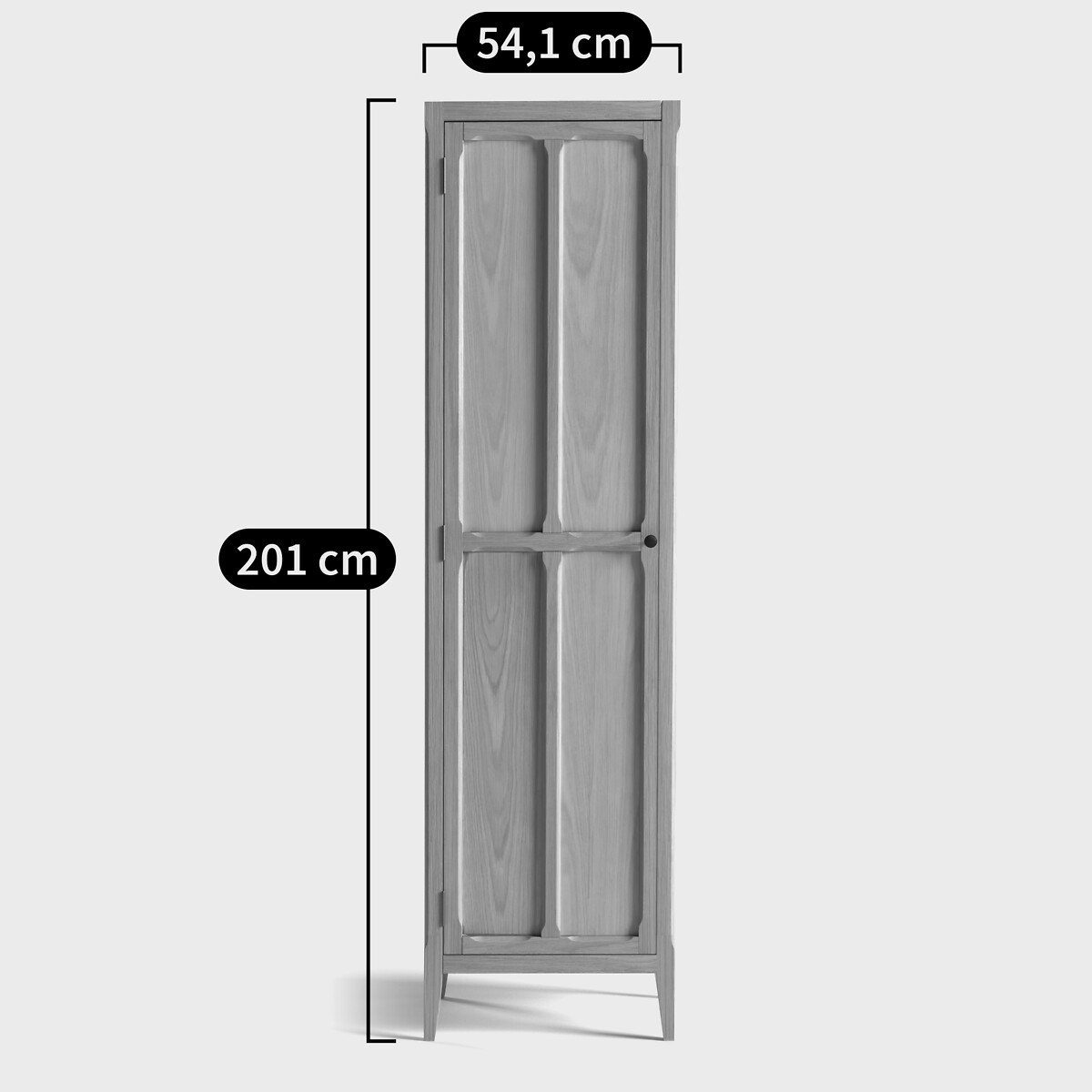 Armoire Eugénie gris clair, LA REDOUTE INTERIEURS
