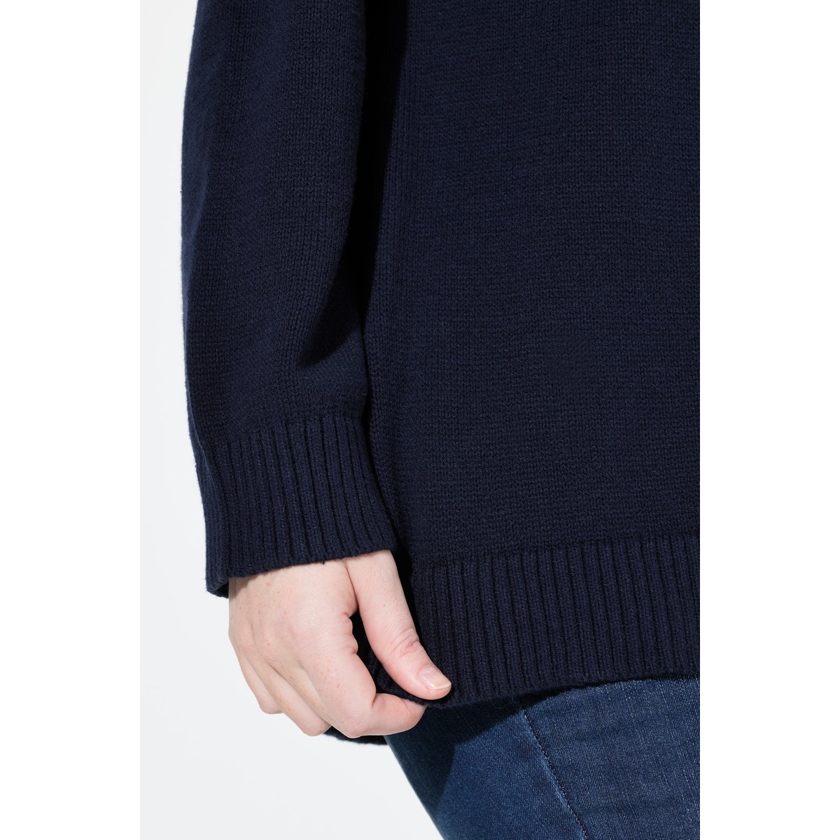 Pull norvégien, motif rennes marine, ULLA POPKEN