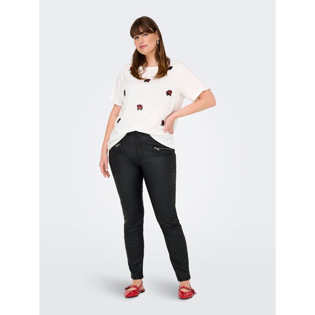 Pantalon noire - black, ONLY CARMAKOMA