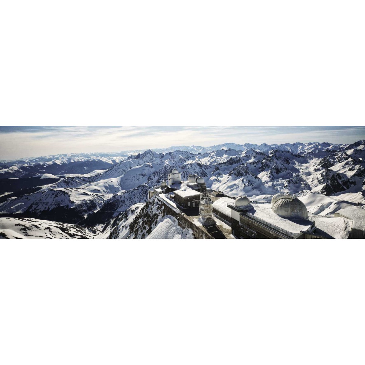Tableau Mural Pic Du Midi Enneigé MONTAGNE tableaux sur toile-blanc, CEANOTHE