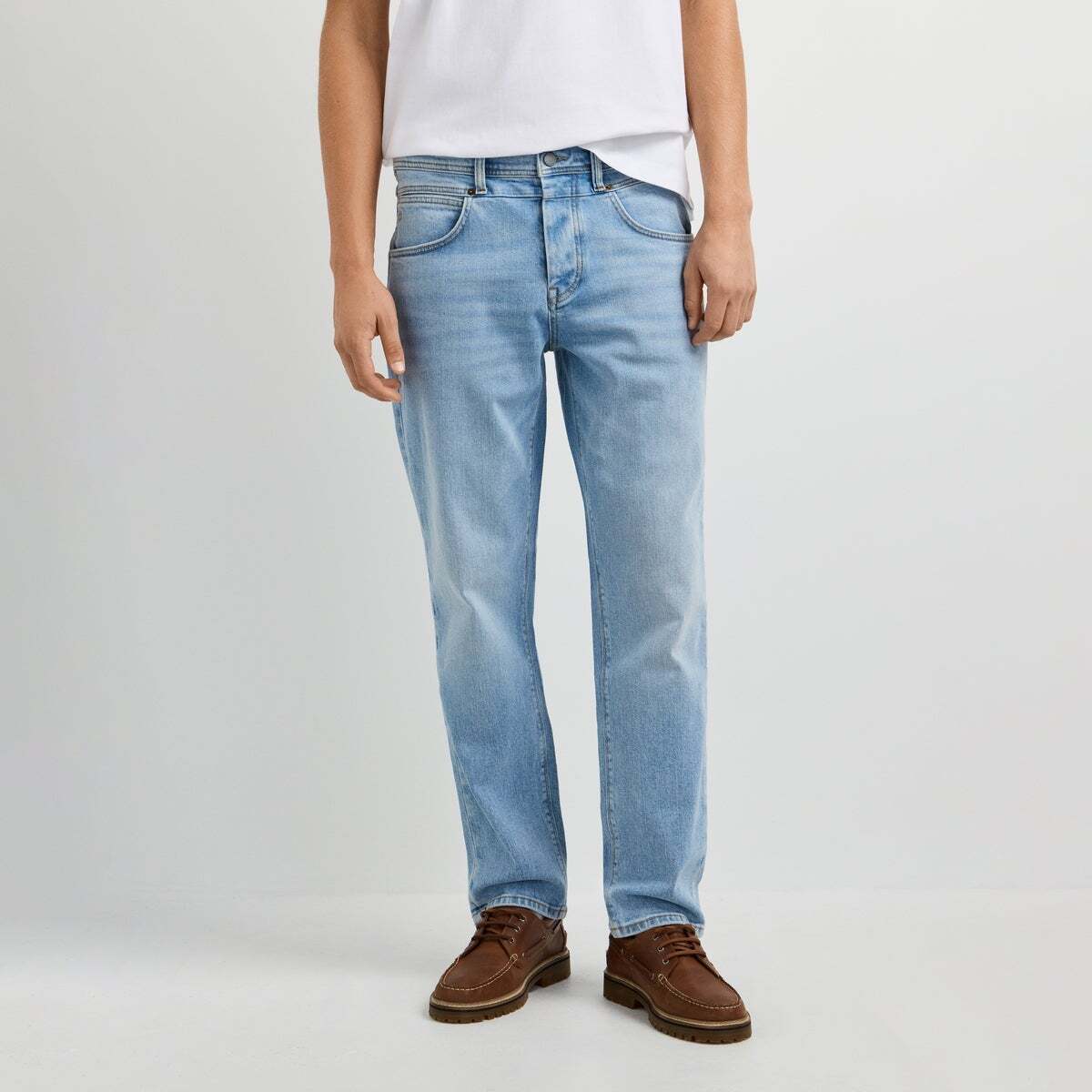 Dalston - Jean Coupe Regular, Taille Normale bleu ciel vintage, PEPE JEANS
