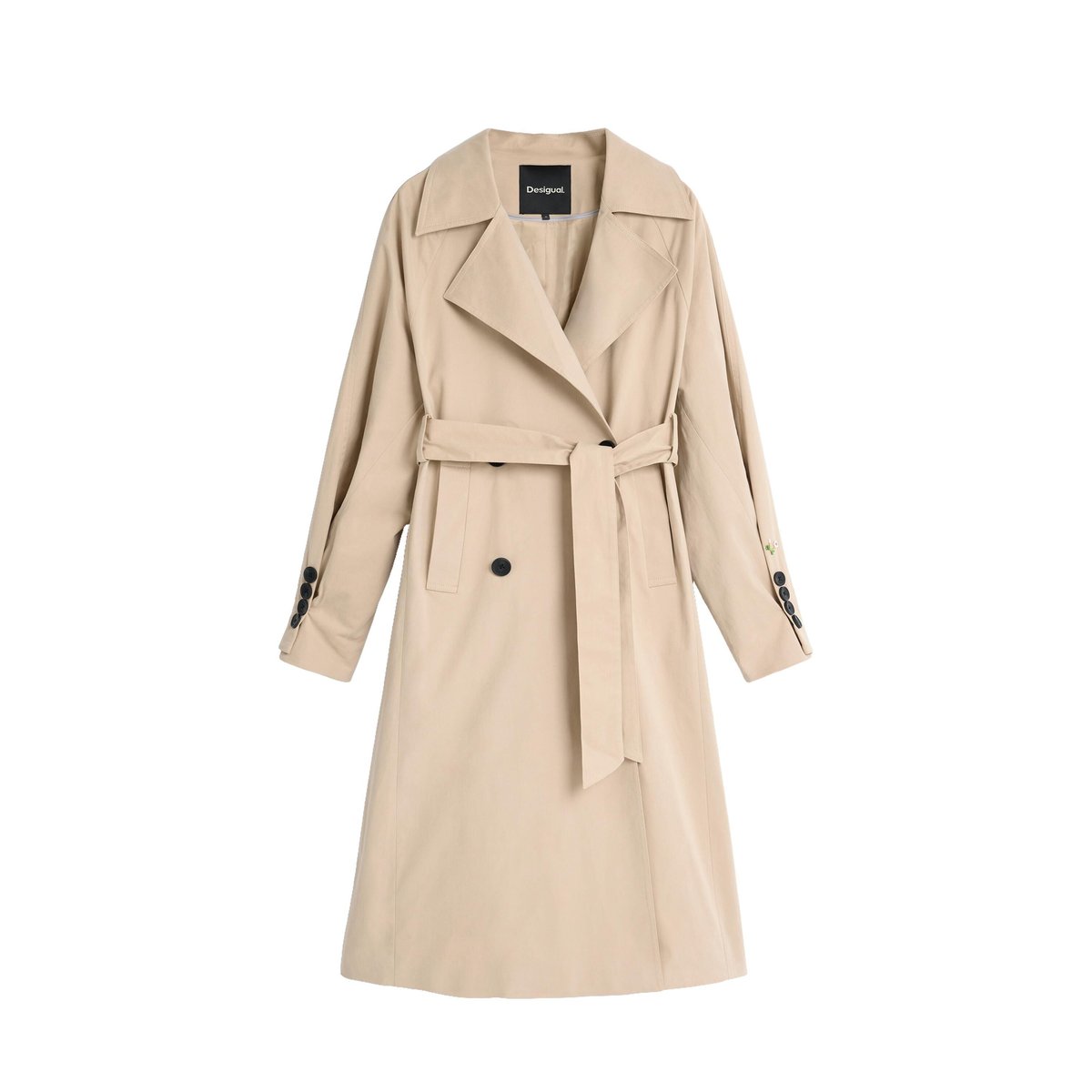 Trench coat amovible marron, DESIGUAL