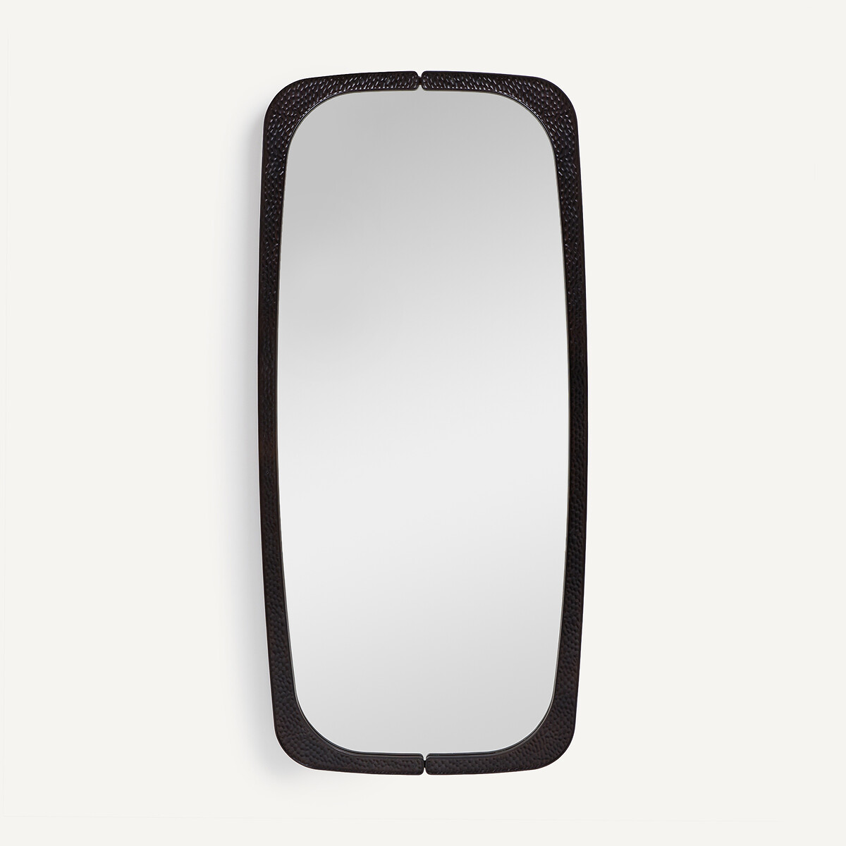 Miroir rectangulaire gougé H170 cm Kuchim café grillé, AM.PM