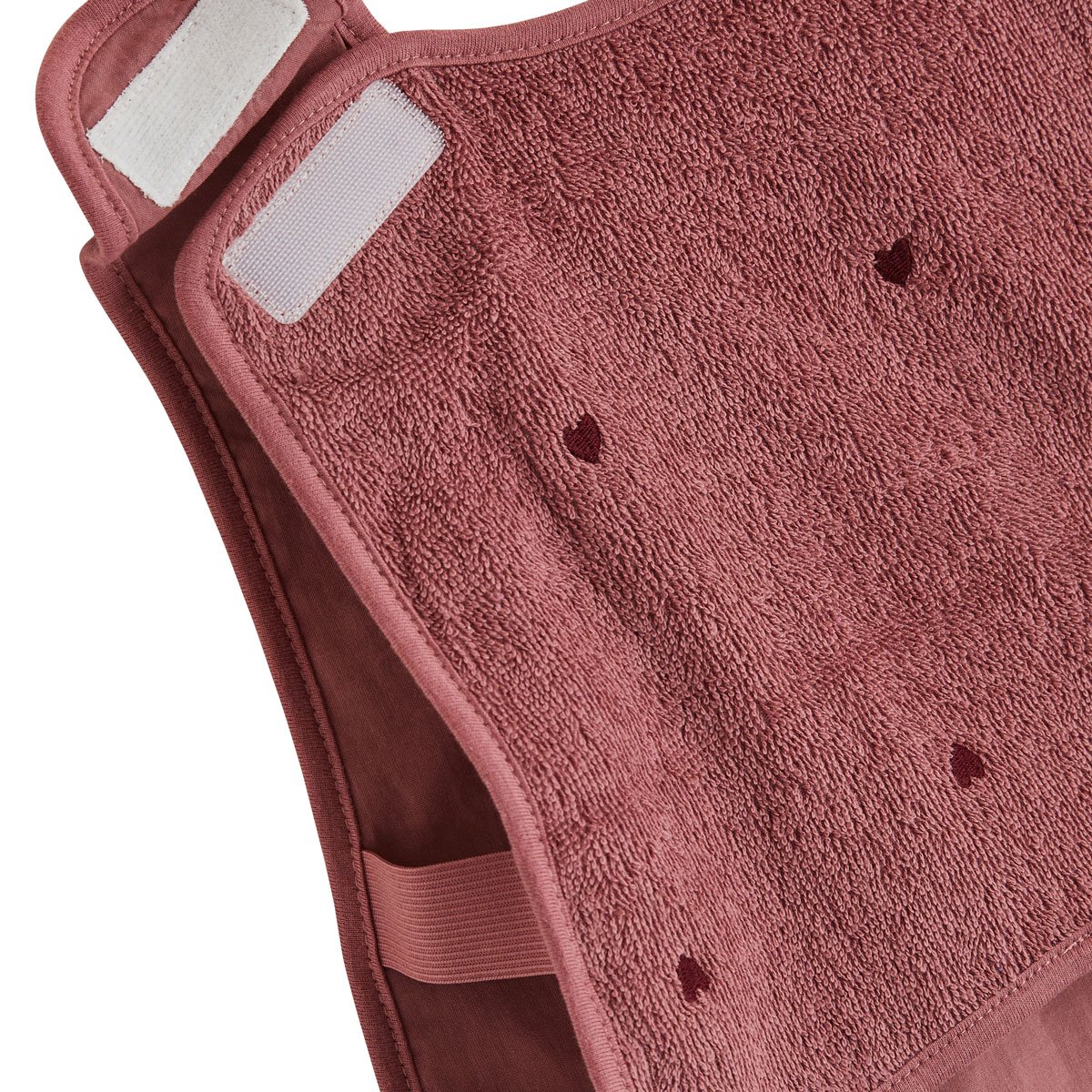 Lot de 2 bavoirs bébé en éponge Aimée rose, PETIT BEGUIN