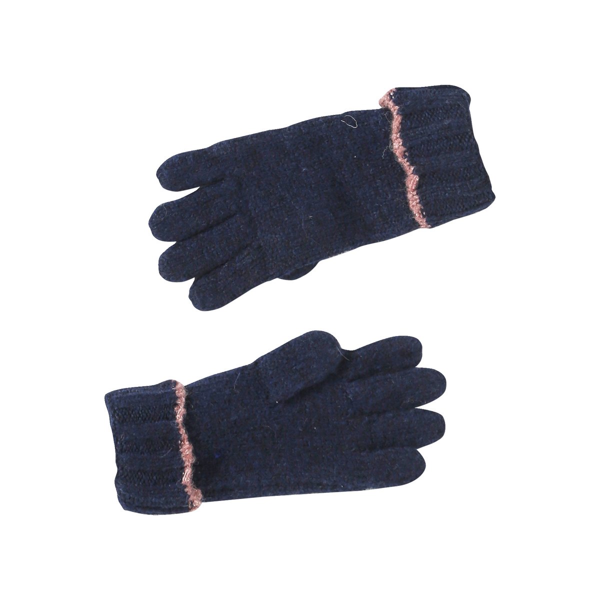 Ensemble tricot bonnet, snood et gants marine, VERTBAUDET