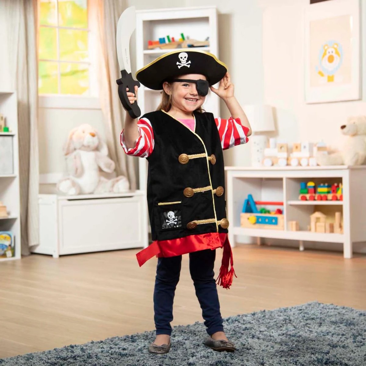 Déguisement de pirate noir, MELISSA & DOUG