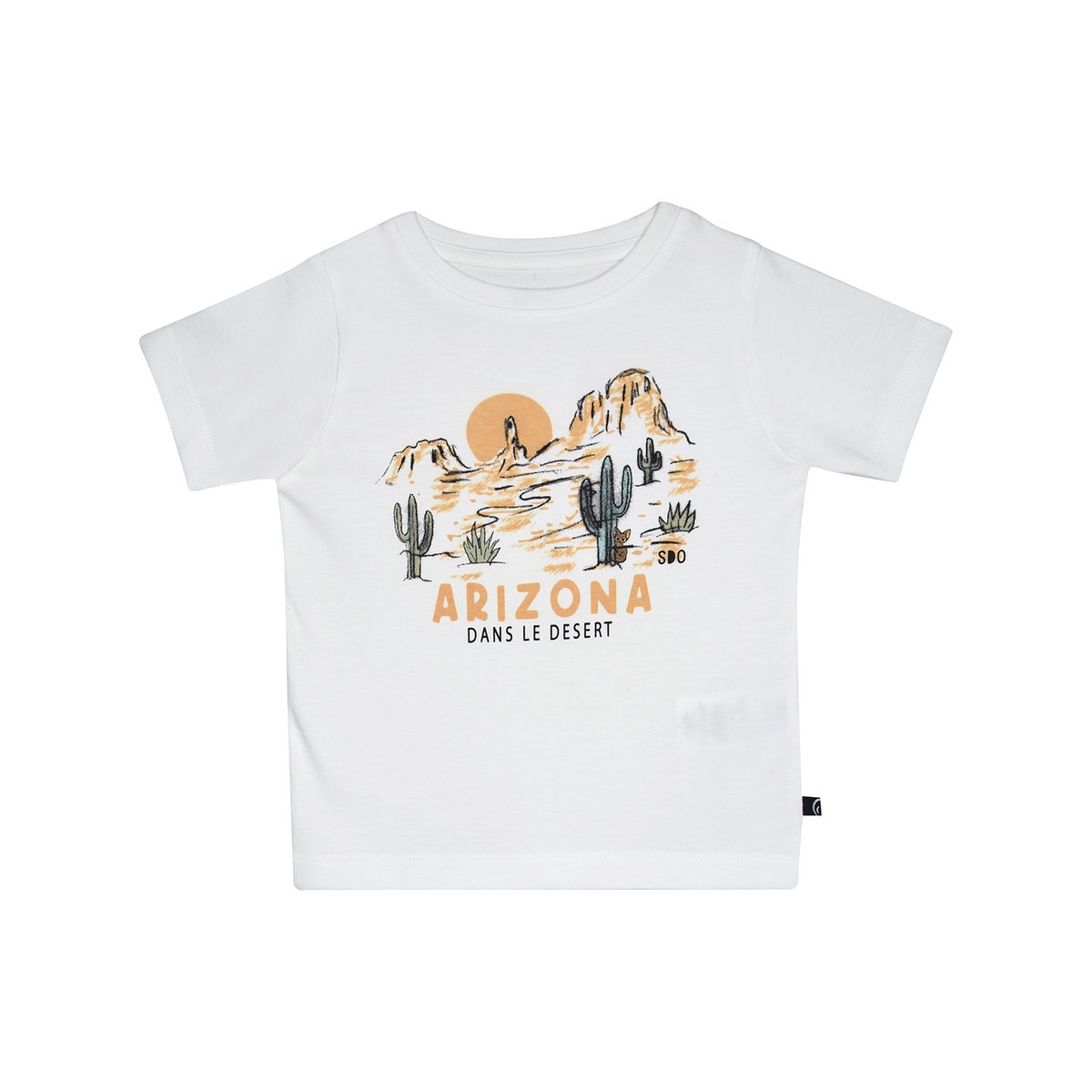Tshirt manches courtes roman blanc, SUCRE D'ORGE