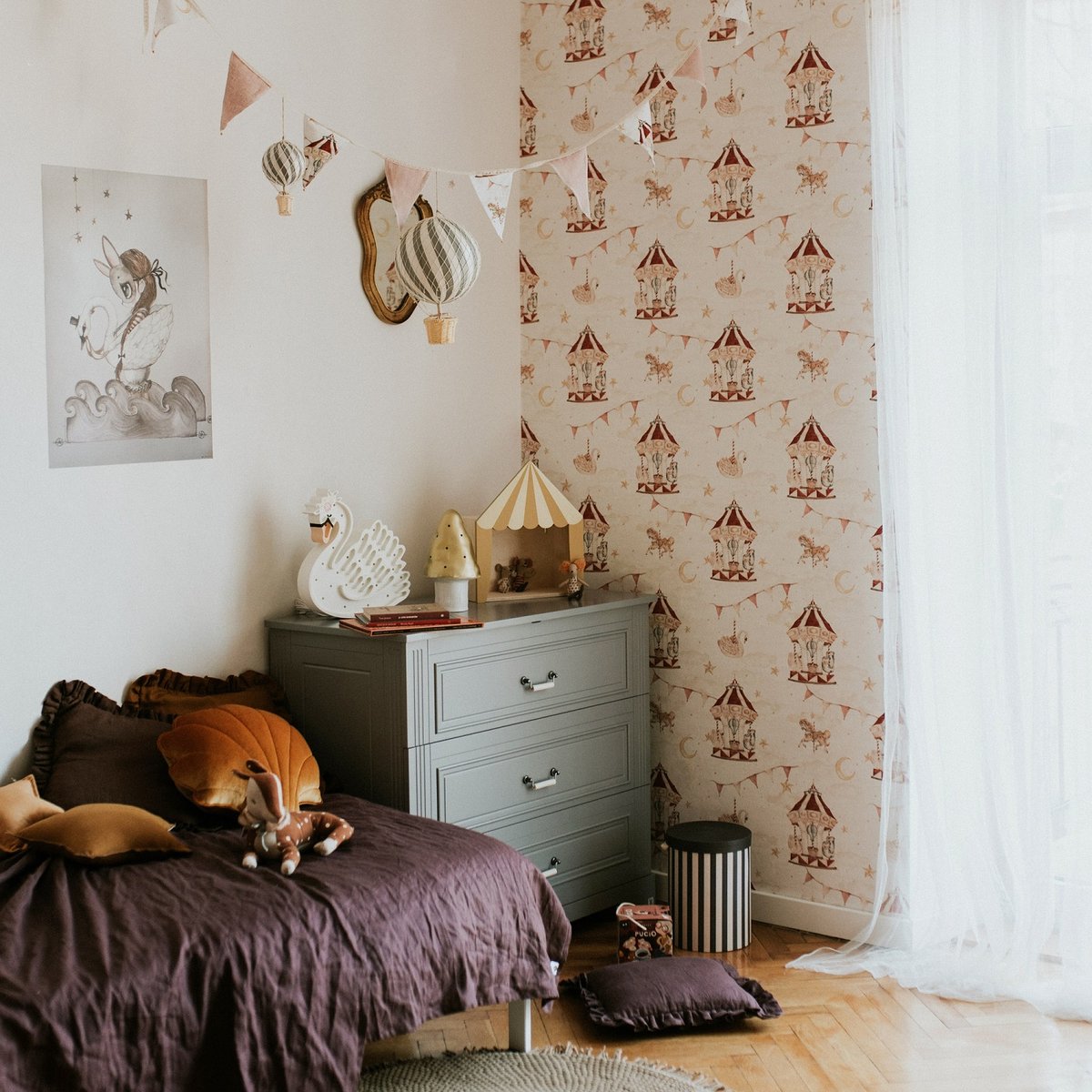 Lampe Veilleuse Cygne blanc, LITTLE LIGHTS