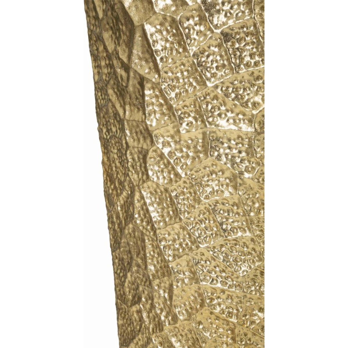 Set de 3 vases hauts en fer relief GLAM doré, RECOLLECTION
