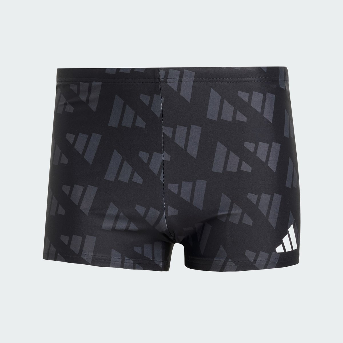 Boxer de bain logo intégral black / carbon, adidas Performance
