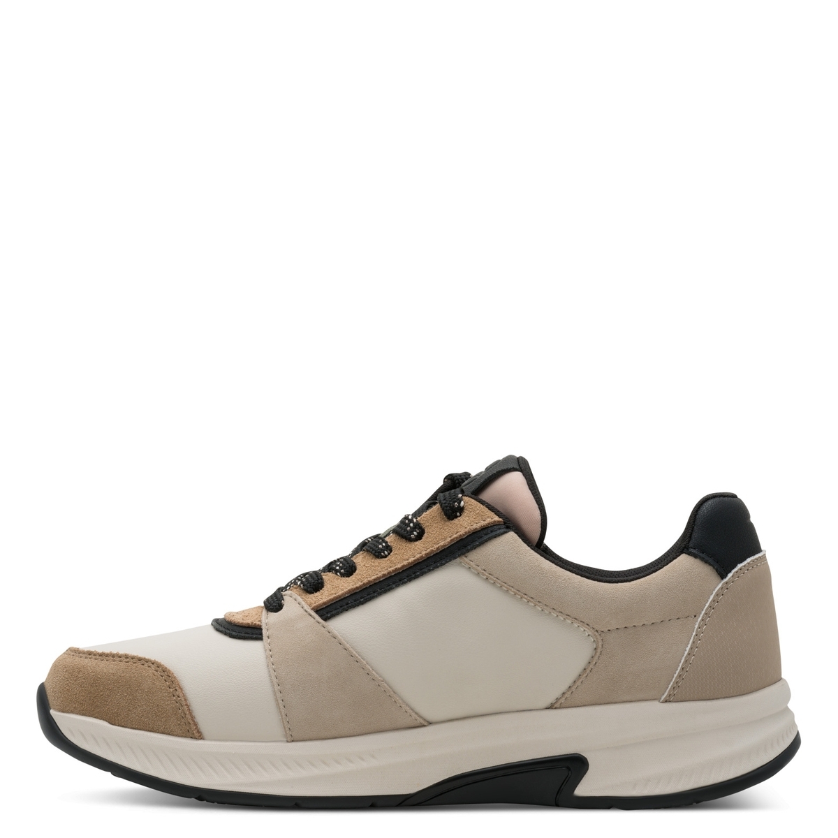 Basket talon bloc marron nature, TAMARIS