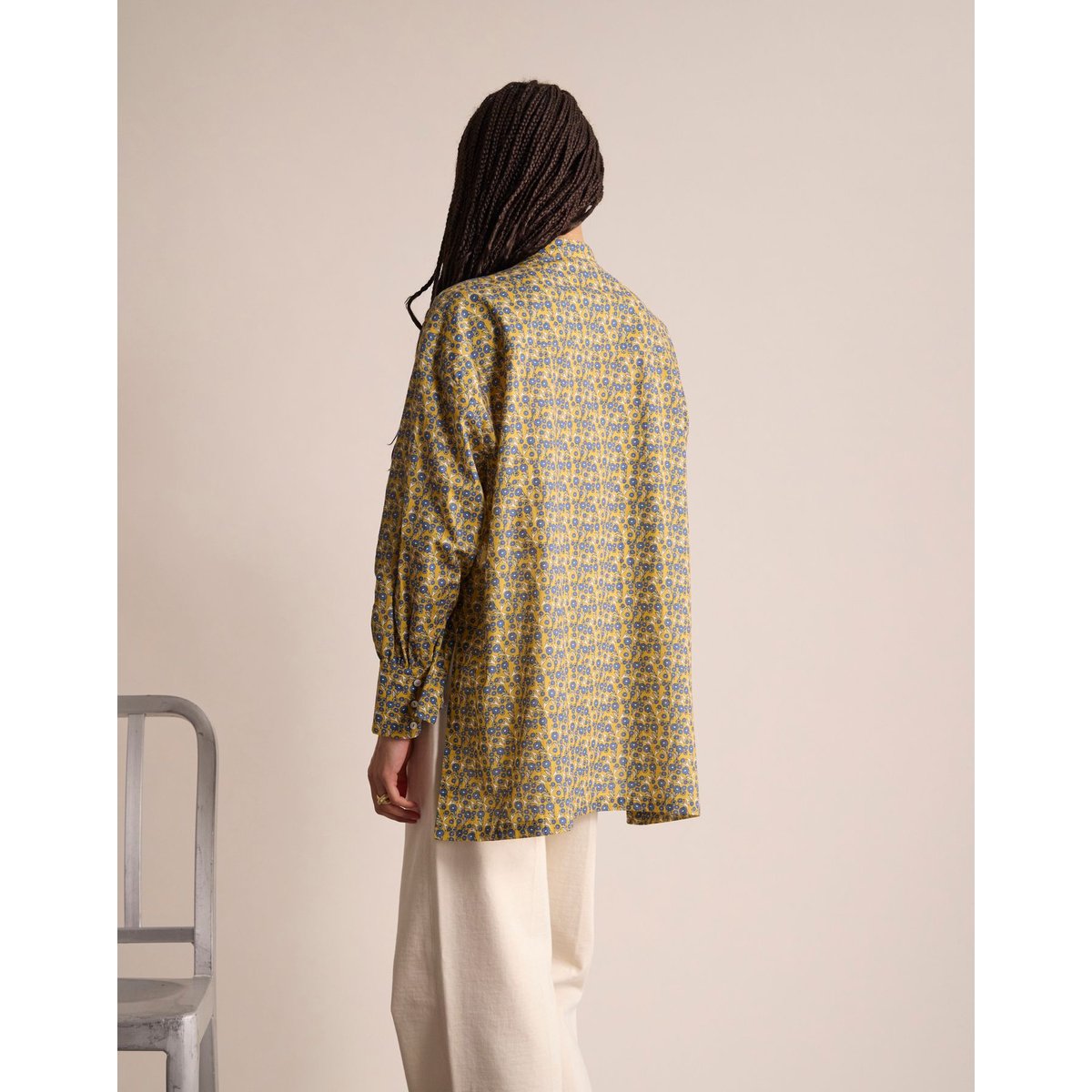 Chemise Adamo en coton ecru, INES DE LA FRESSANGE PARIS
