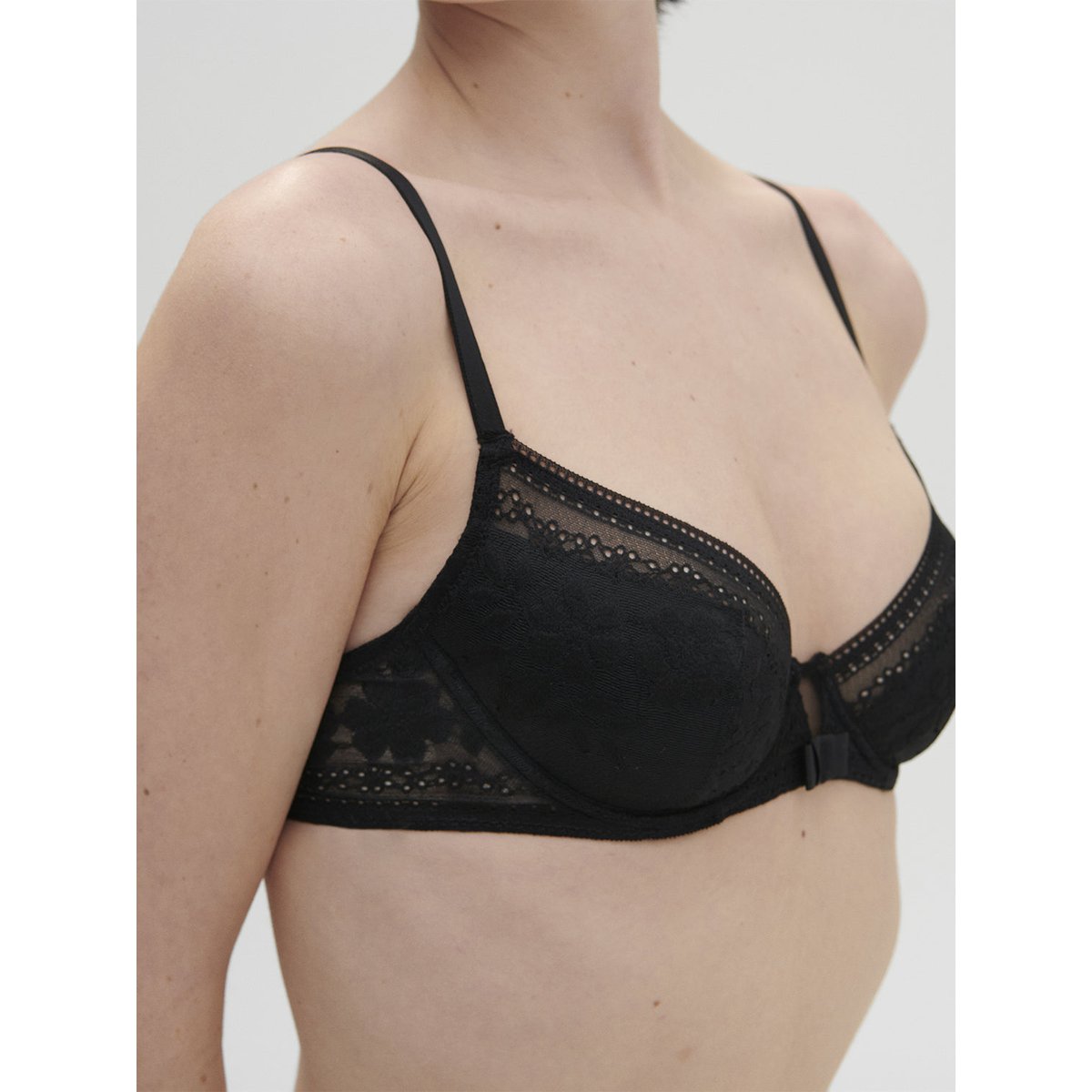 Soutien-gorge push-up, HÉLOÏSE noir, SIMONE PERELE