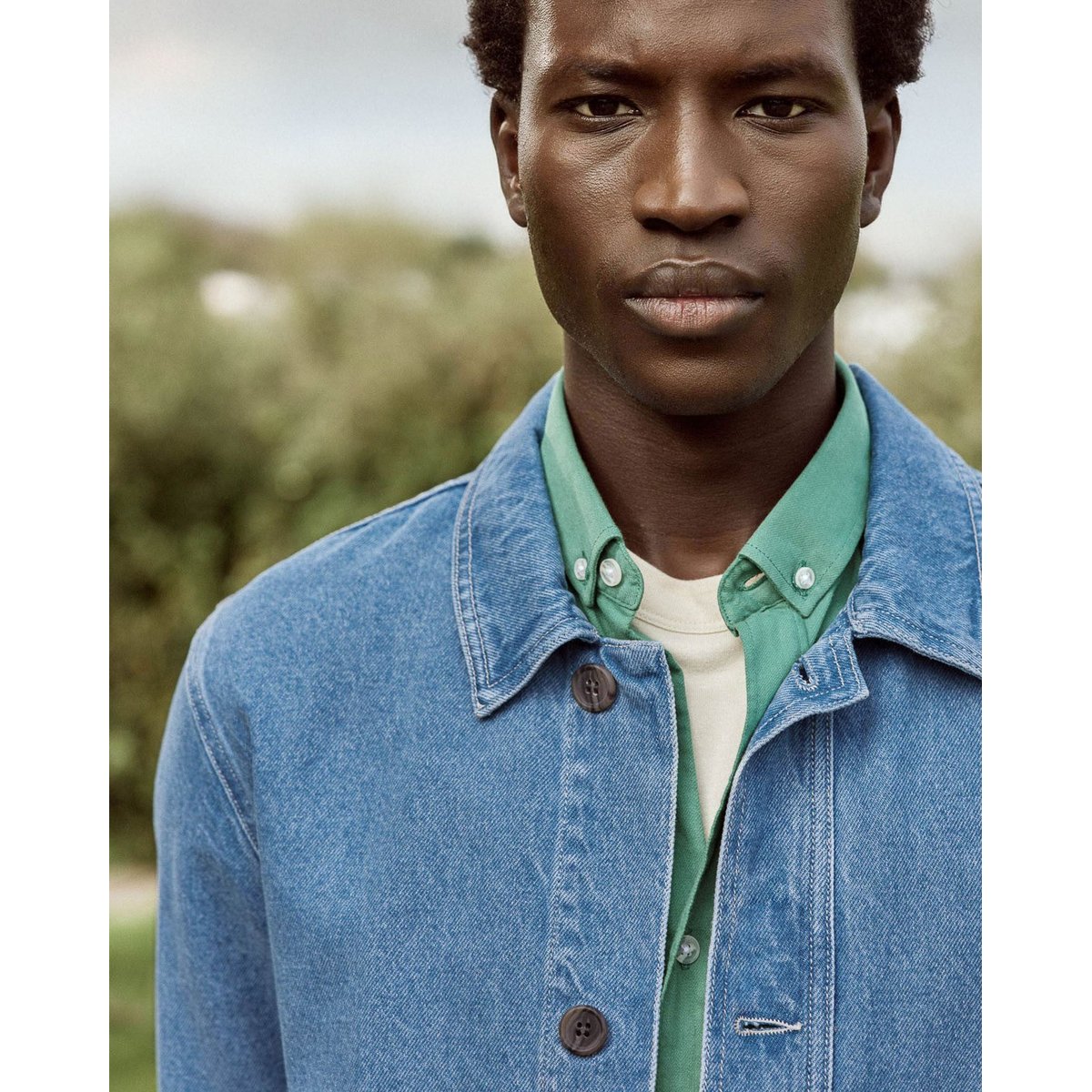 Veste LIFFRE denim clair, FAGUO