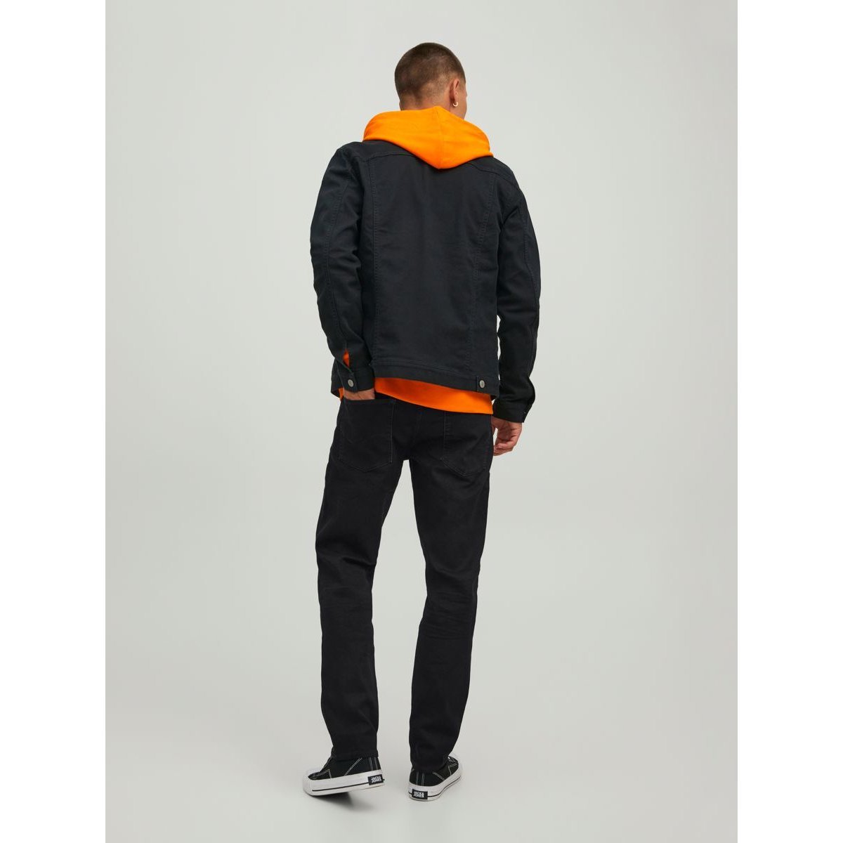 Jean Coupe Tapered black denim, JACK & JONES