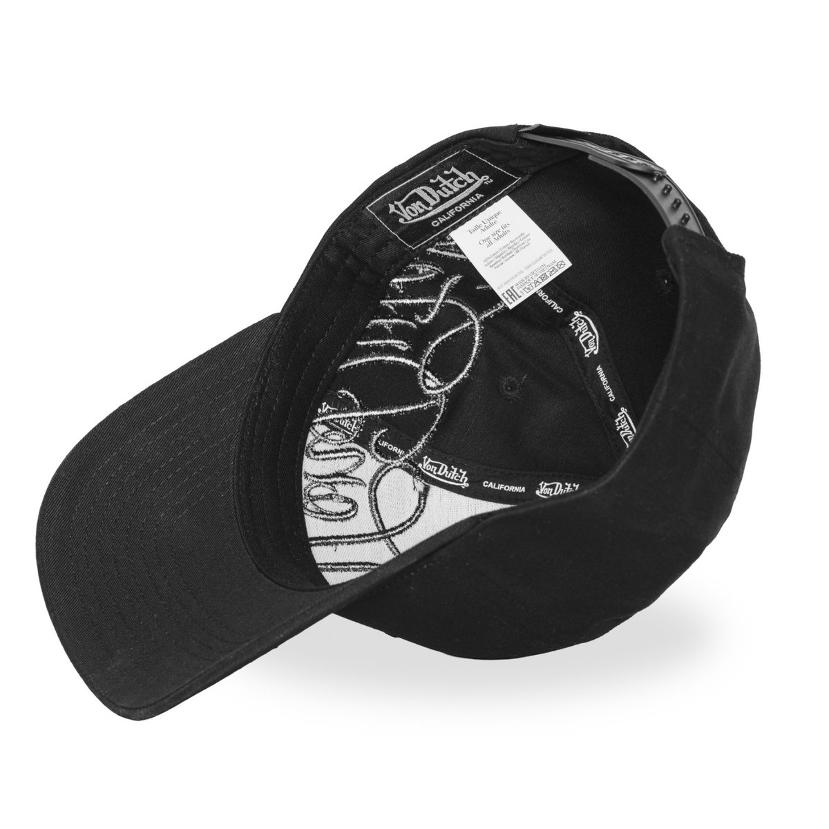 Casquette Baseball CHI noir, VON DUTCH