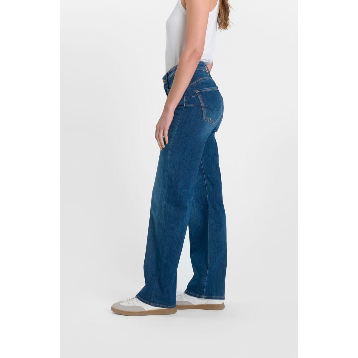 Jeans loose, large pulp wide leg , longueur 34 blue, LE TEMPS DES CERISES