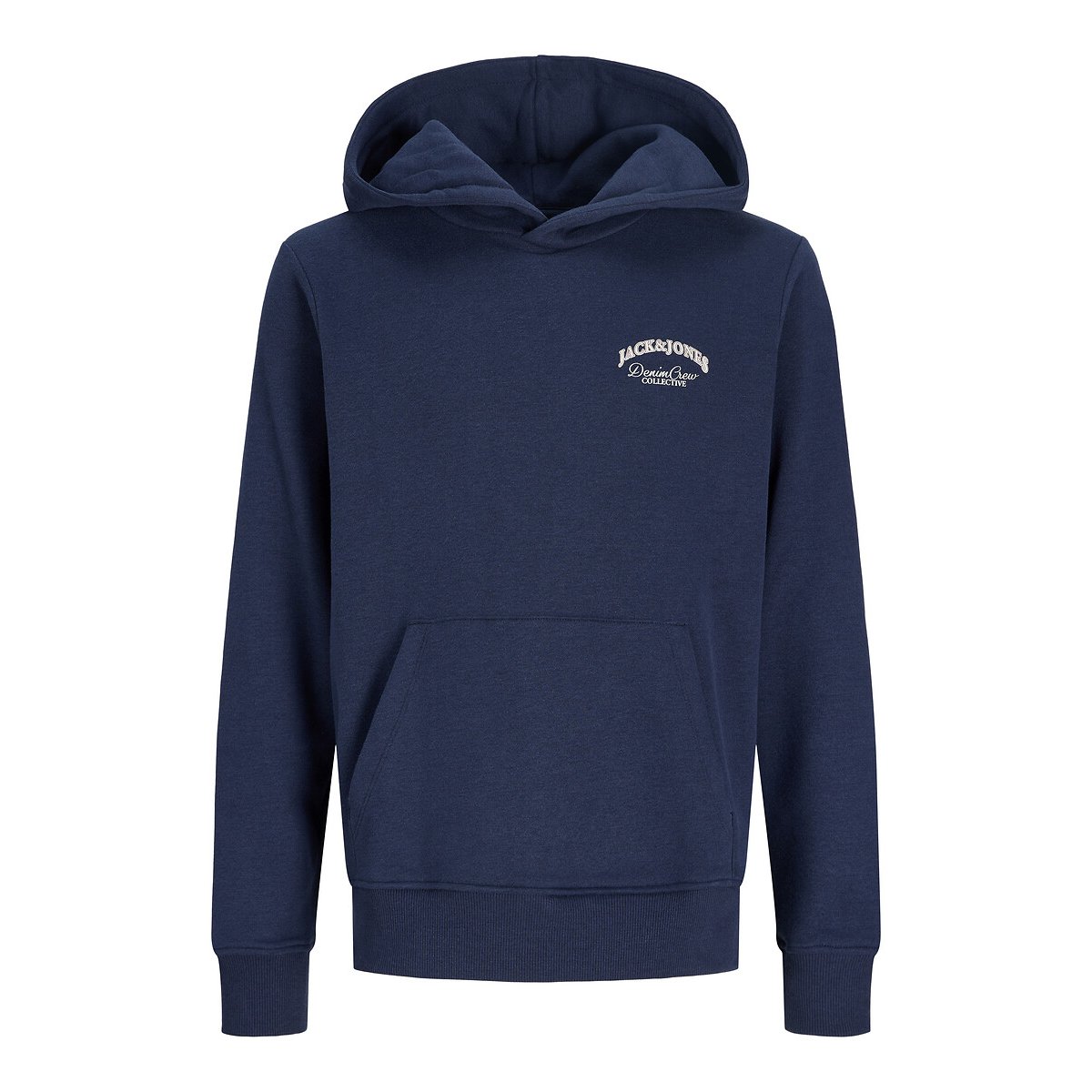 Sweat à capuche en molleton bleu, JACK & JONES JUNIOR